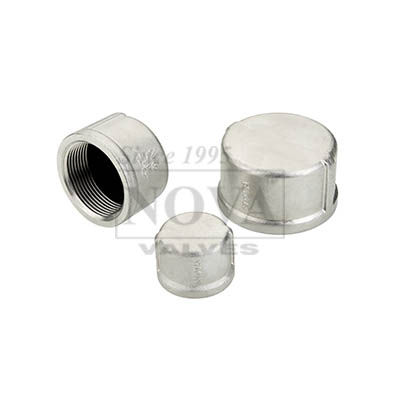 Stainless Fitting Round Cap
